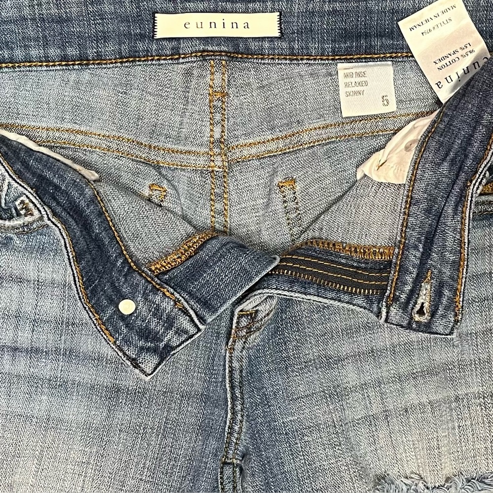eunina mid rise relaxed skinny jeans - Picture 2 of 12